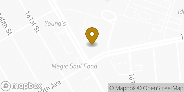 Map showing the location of Amazon Locker - Ranger in Queens, NY 11434