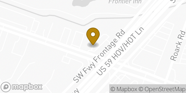 Map showing the location of Coinme in Houston, TX 77031