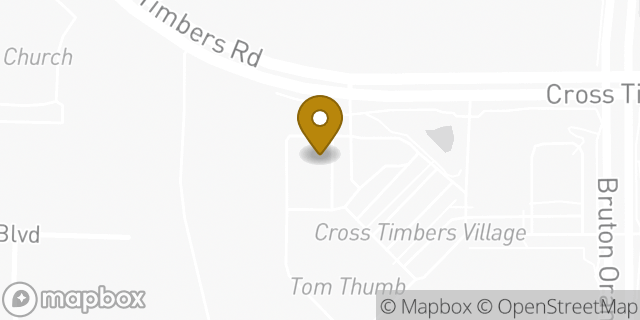 Map showing the location of The UPS Store in Flower Mound, TX 75028