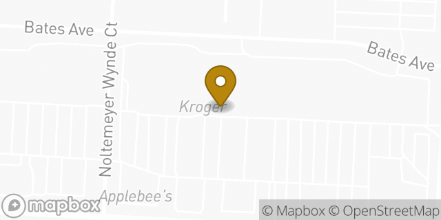 Map showing the location of Amazon Locker - Birring in Louisville, KY 40219