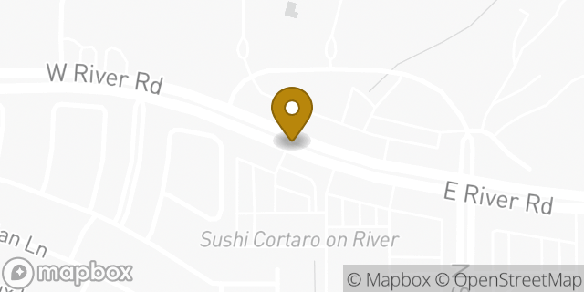 Map showing the location of Starbucks in Tucson, AZ 85704