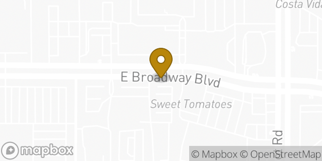 Map showing the location of Enterprise in Tucson, AZ 85711
