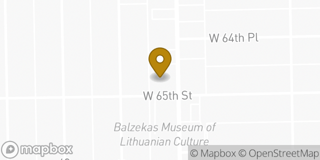 Map showing the location of Subway in Chicago, IL 60629