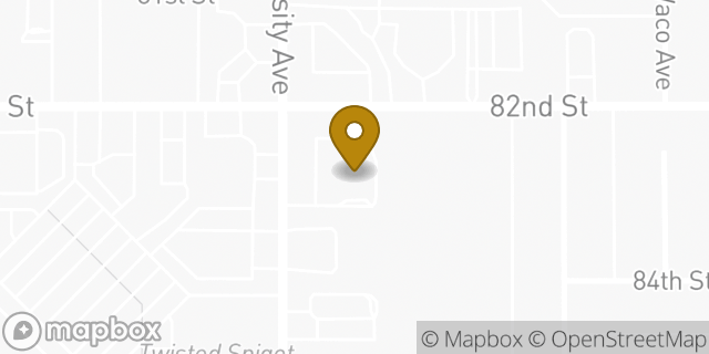 Map showing the location of ATM Walgreens in Lubbock, TX
