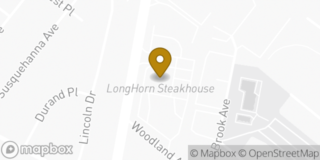 Map showing the location of LongHorn Steakhouse in Rochelle Park, NJ 07662
