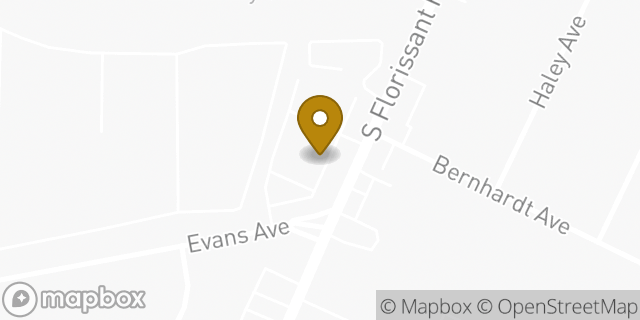 Map showing the location of Amazon Locker - Cohort in Saint Louis, MO 63121