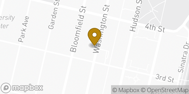 Map showing the location of Panera Bread in Hoboken, NJ 07030
