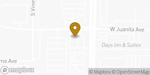 Map showing the location of Amazon Locker - Epoxy in Mesa, AZ 85210