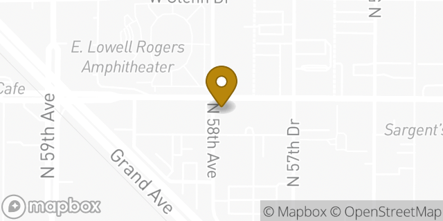 Map showing the location of Subway in Glendale, AZ 85301