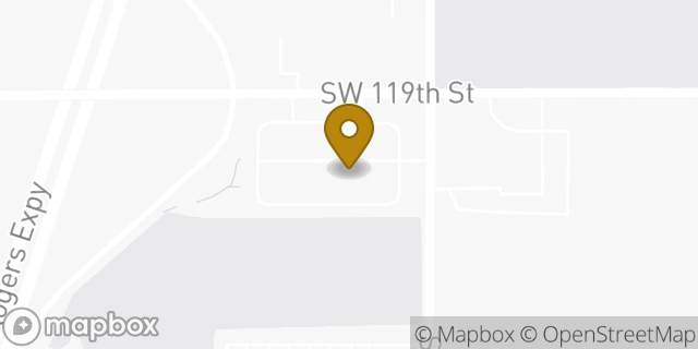 Map showing the location of Amazon Locker - Kasim in Oklahoma City, OK 73170