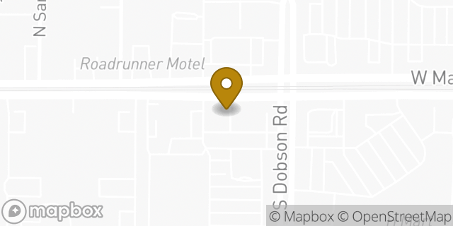 Map showing the location of Uber Mesa in Mesa, AZ 85201