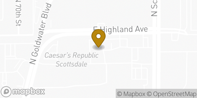 Map showing the location of Days Inn in Scottsdale, AZ 85251