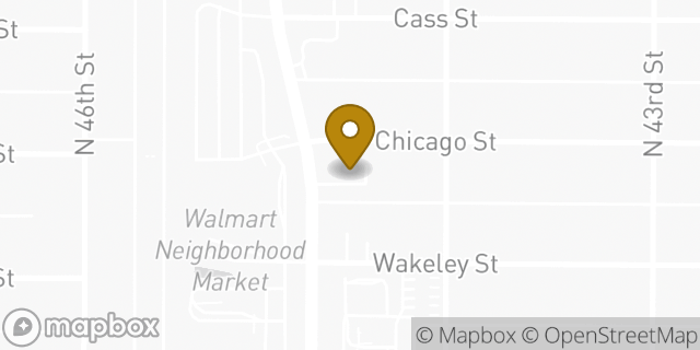 Map showing the location of Chipotle Mexican Grill in Omaha, NE 68131