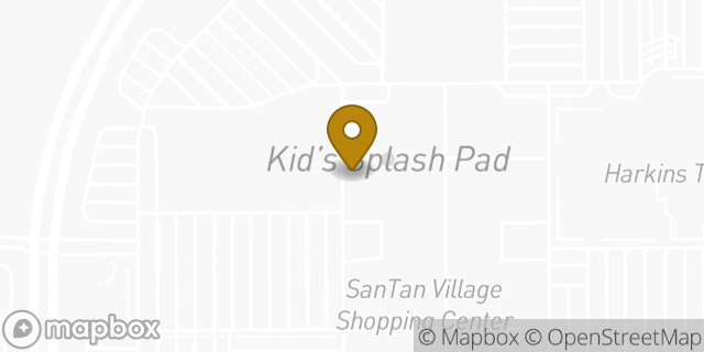 Map showing the location of LensCrafters in Gilbert, AZ 85295