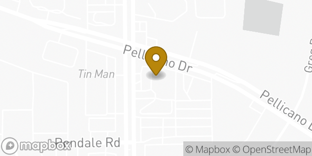 Map showing the location of 7-Eleven in El Paso, TX 79936