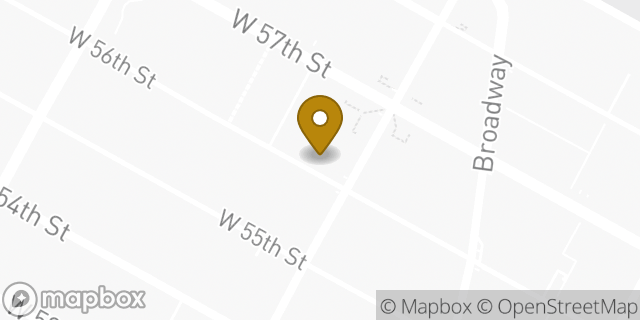 Map showing the location of Panera Bread in New York, NY 10019