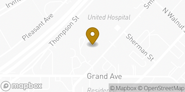 Map showing the location of Minnesota Perinatal Physicians in St Paul, MN 55102