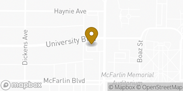 Map showing the location of Chase ATM in Dallas, TX 75205