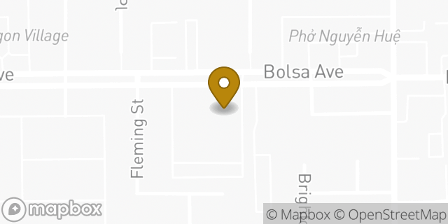 Map showing the location of The Church of Jesus Christ of Latter-day Saints in Westminster, CA 92683