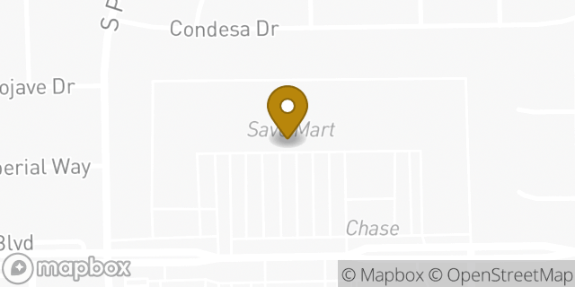 Map showing the location of Amazon Locker - Celso in Sacramento, CA 95826