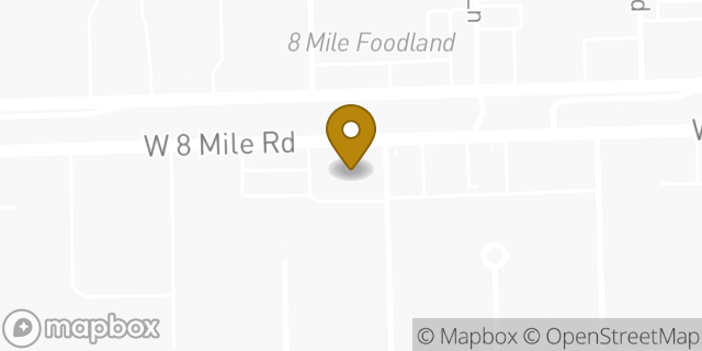 Map showing the location of ATM CVS in Detroit, MI