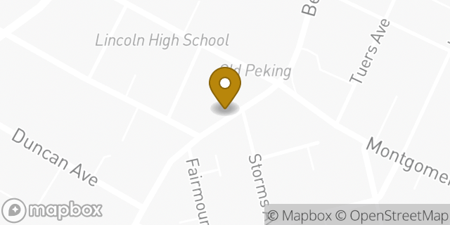 Map showing the location of Dunkin Donuts in Jersey City, NJ 07306