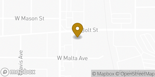 Map showing the location of AutoZone in Fort Worth, TX 76115