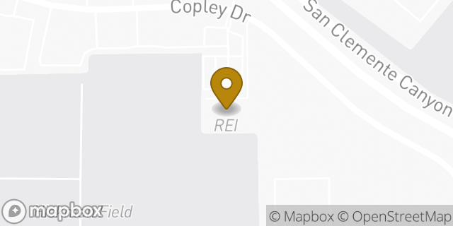 Map showing the location of REI in San Diego, CA 92111