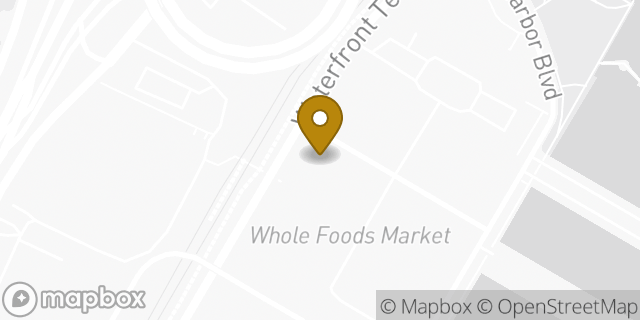 Map showing the location of Whole Foods Market in Weehawken, NJ 07086