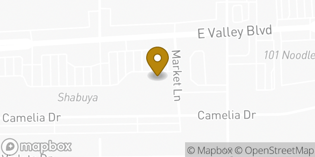 Map showing the location of Subway in Alhambra, CA 91801
