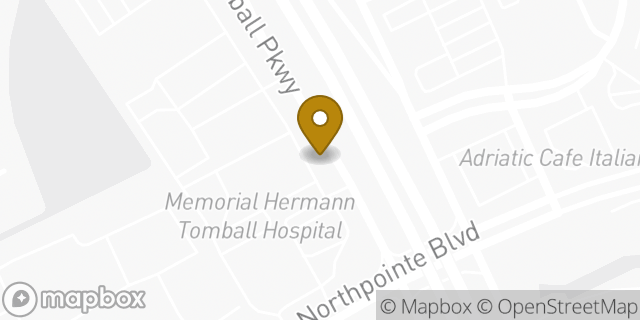 Map showing the location of Cubesmart in Tomball, TX 77375