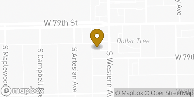 Map showing the location of Subway in Chicago, IL 60620