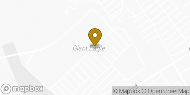 Map showing the location of Giant Eagle in West Mifflin, PA 15122