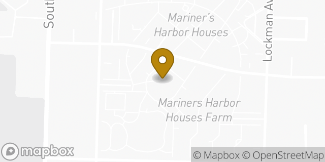 Map showing the location of Amazon Locker - Birdcatching in Staten Island, NY 10303