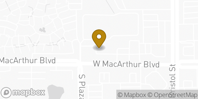Map showing the location of 7-Eleven in Santa Ana, CA 92704