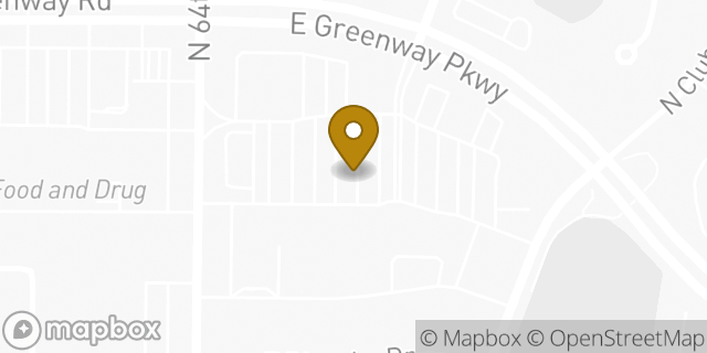 Map showing the location of Banner Urgent Care in Scottsdale, AZ 85254
