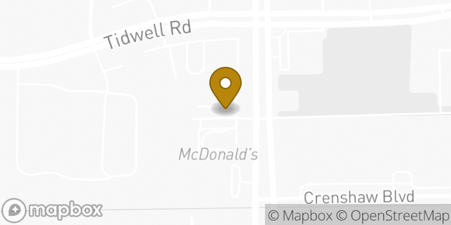 Map showing the location of AutoZone in Houston, TX 77044