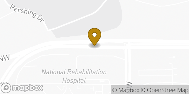 Map showing the location of MedStar Health: Physical Therapy at Irving Street - Orthopedic Center in Washington, DC