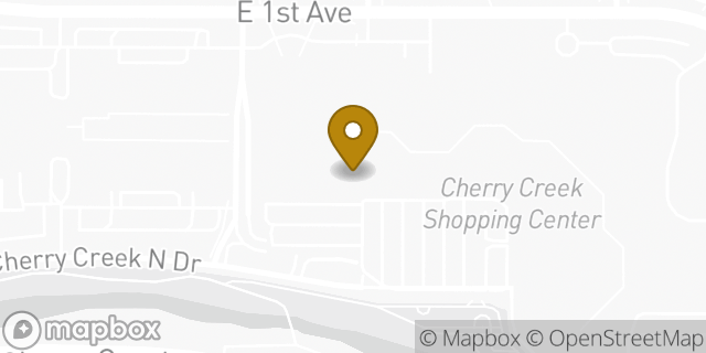 Map showing the location of Athleta in Denver, CO 80206