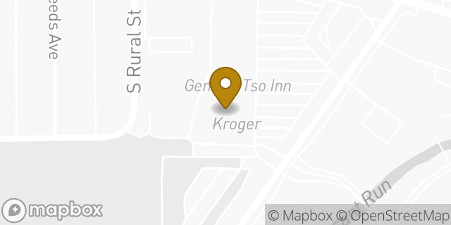 Map showing the location of Kroger in Indianapolis, IN 46203