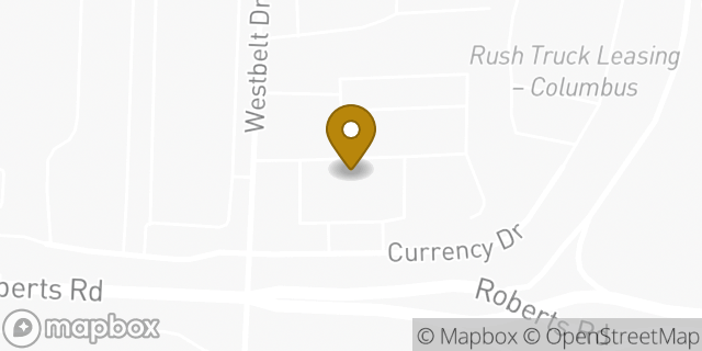 Map showing the location of Penske Truck Rental in Columbus, OH 43228