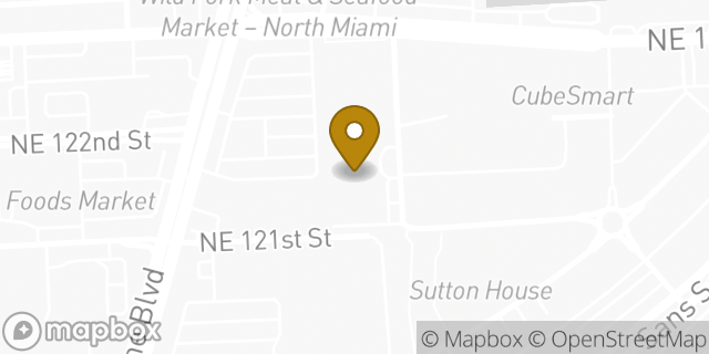 Map showing the location of T.J. Maxx in North Miami, FL 33181