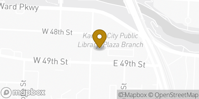 Map showing the location of Chipotle Mexican Grill in Kansas City, MO 64112