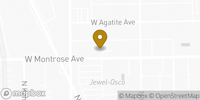Map showing the location of Amazon Locker - Sweets in Chicago, IL 60613