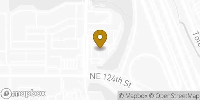 Map showing the location of Amazon Locker - Doga in Kirkland, WA 98034