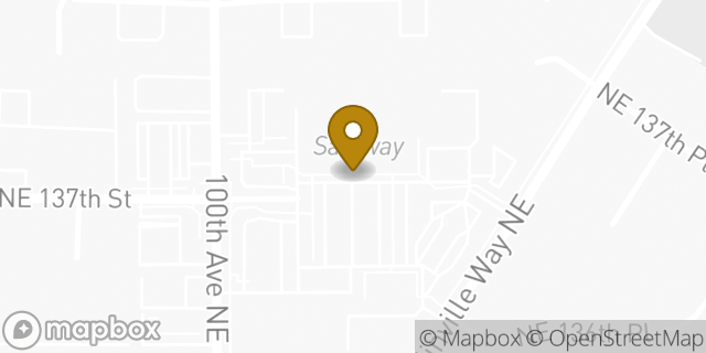 Map showing the location of Amazon Locker - Deborah in Kirkland, WA 98034
