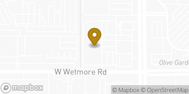 Map showing the location of Amazon Locker - Pies in Tucson, AZ 85705