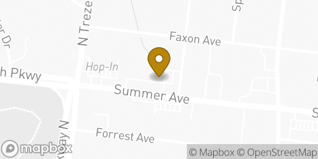 Map showing the location of Amazon Locker - Santamonblvd in MEMPHIS, TN 38112