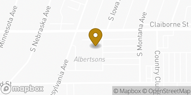 Map showing the location of Starbucks Coffee Company in Casper, WY 82609