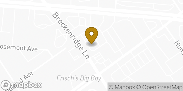 Map showing the location of McDonald's in Louisville, KY 40220